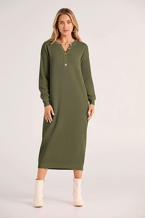 long sleeve maxi dress