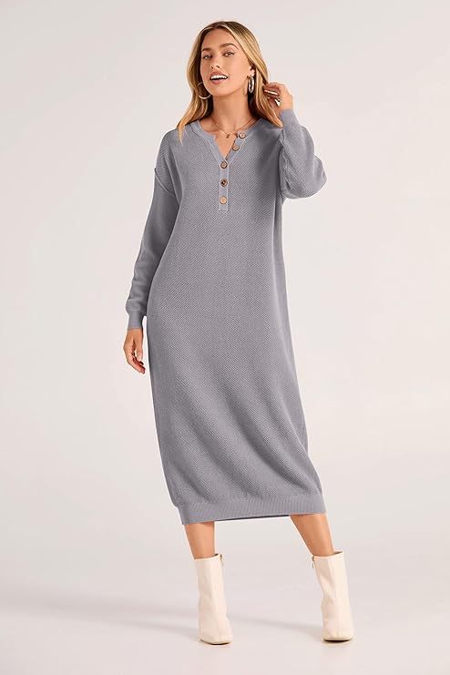 long sleeve maxi dress