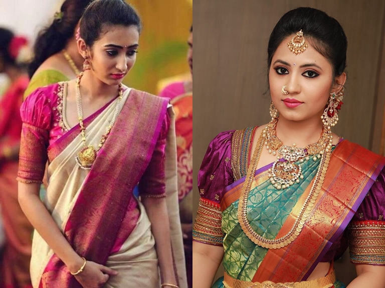 Silk Saree Blouse Designs: Crafting Elegance and Tradition插图1