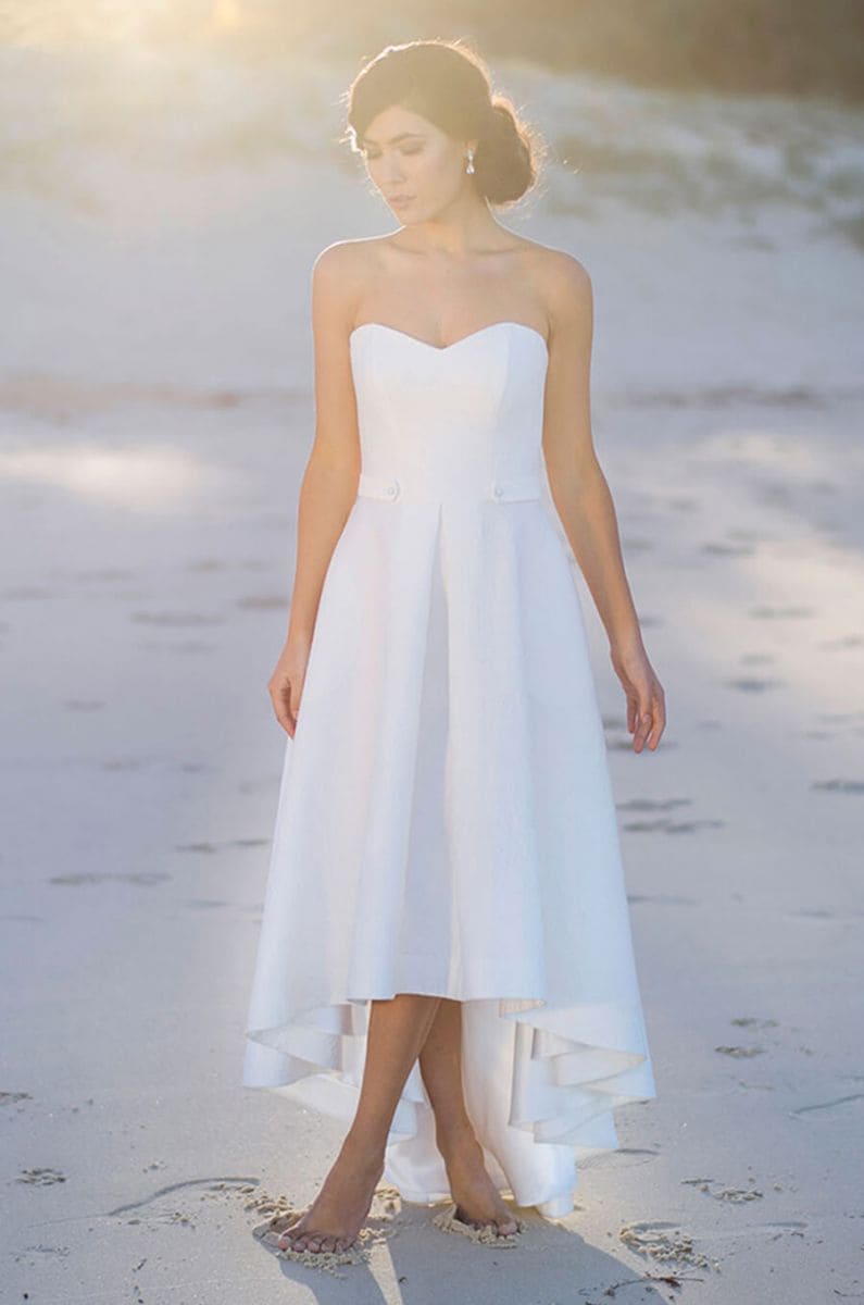 beach wedding dress