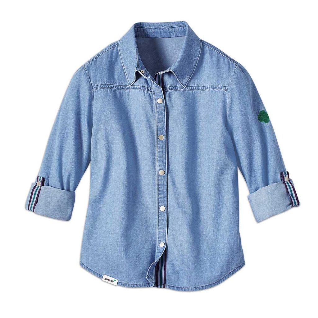 shop denim chambray shirt on sale