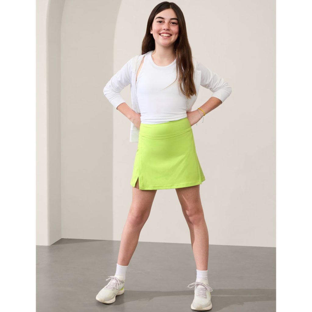 	
athleta girl tennis skirt