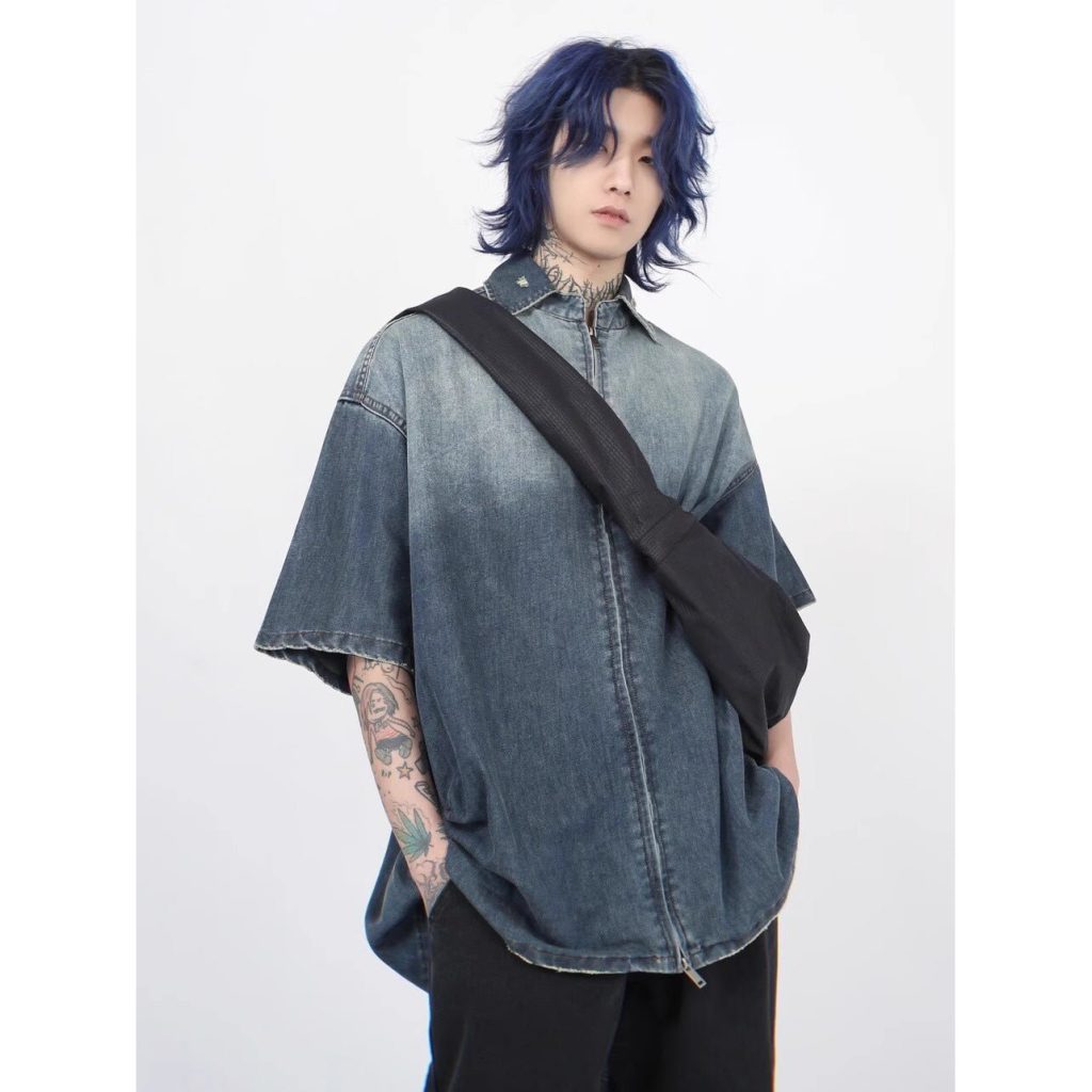 shop denim chambray shirt on sale