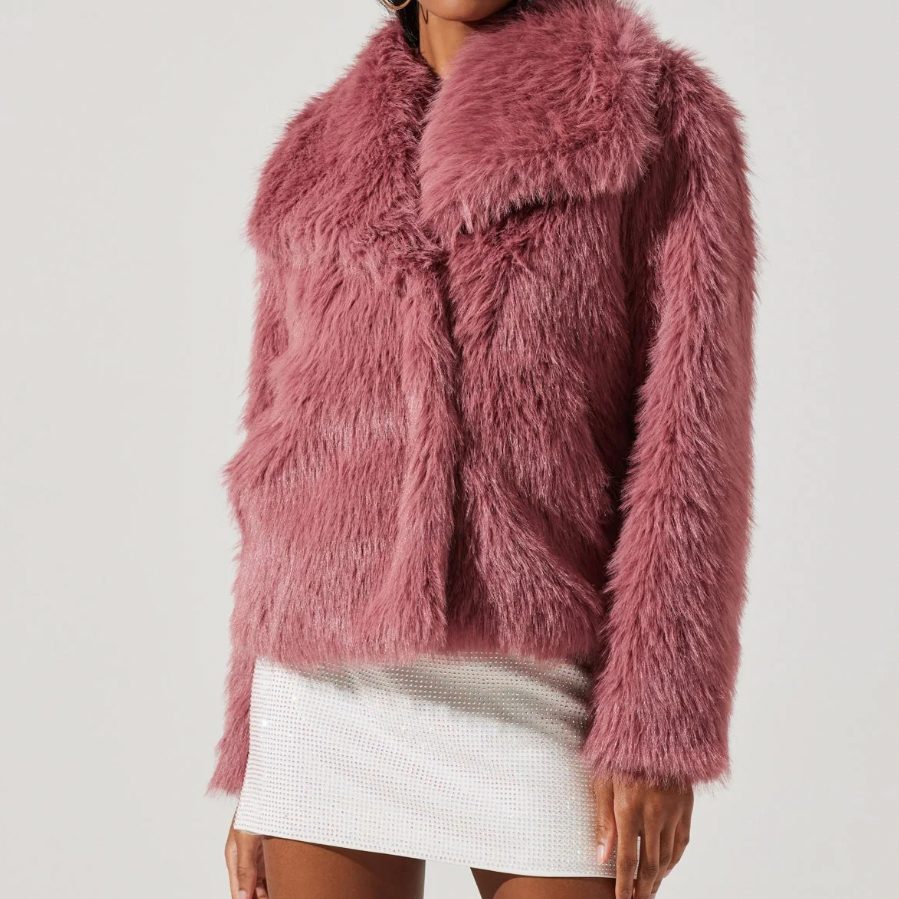 faux fur coat women