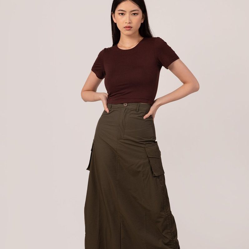 	
black carho skirt