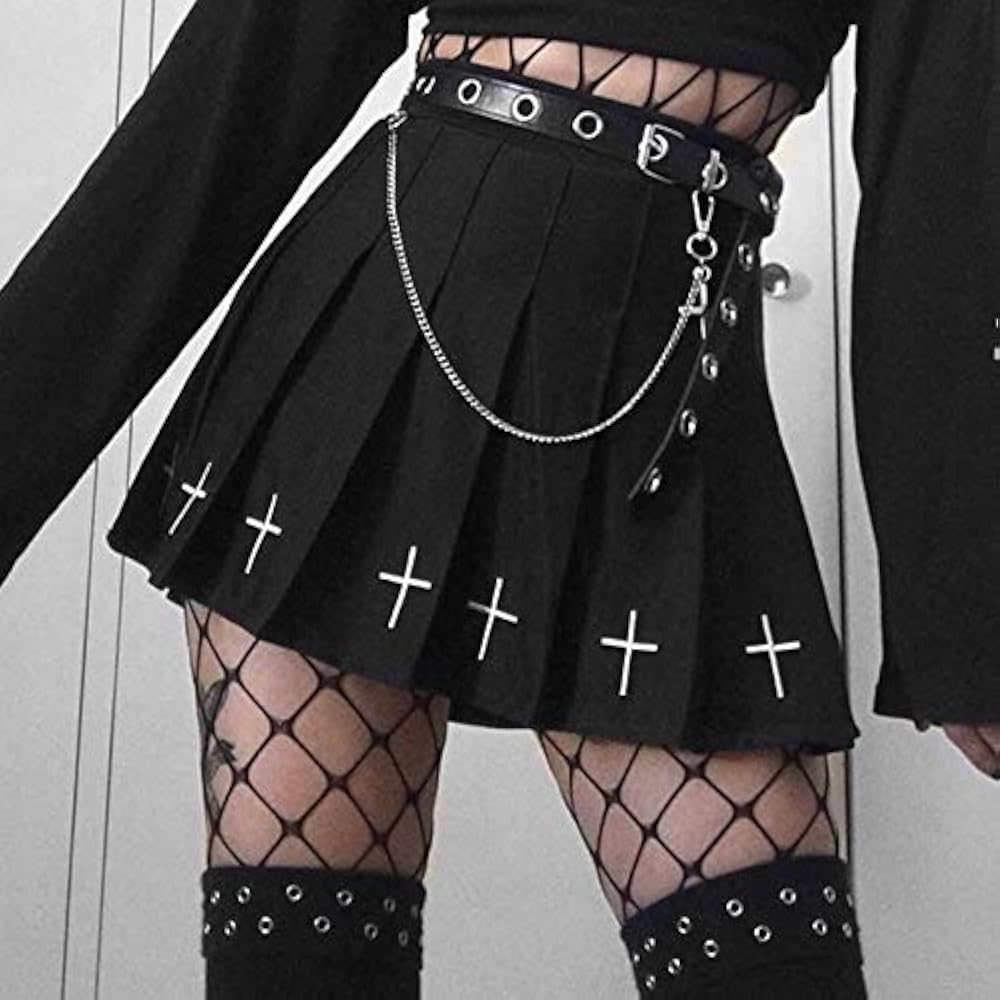 	
grunge outfits skirt