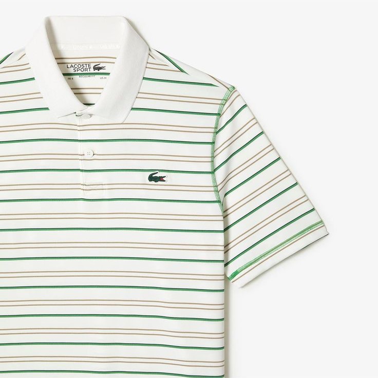 striped polo shirt