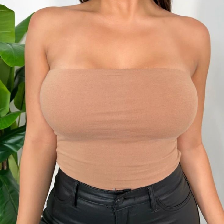 nude tube top