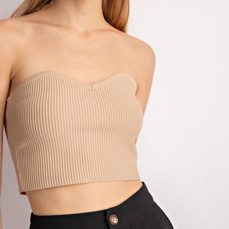 nude tube top