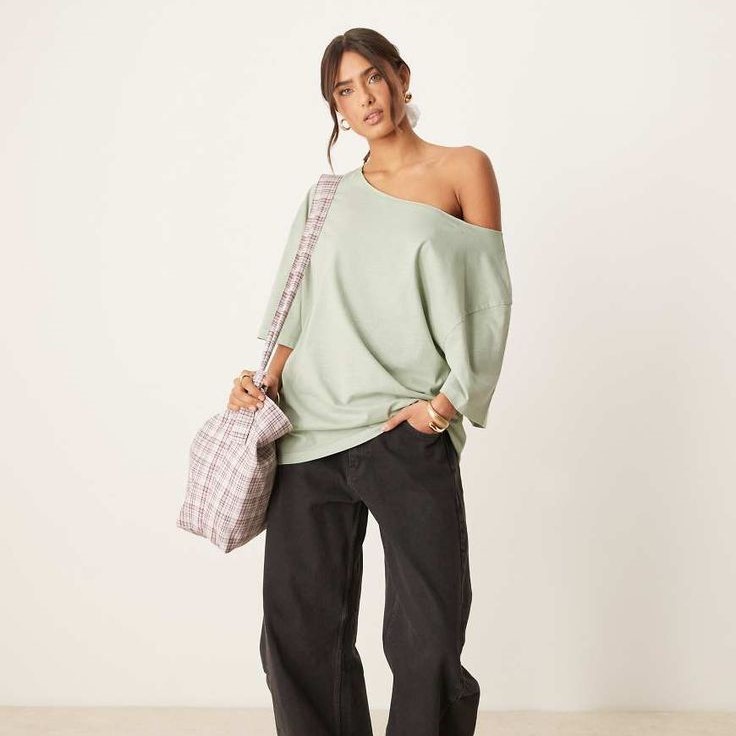 oversized off the shoulder top