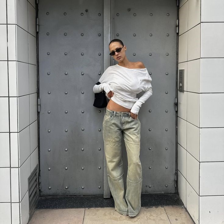 oversized off the shoulder top