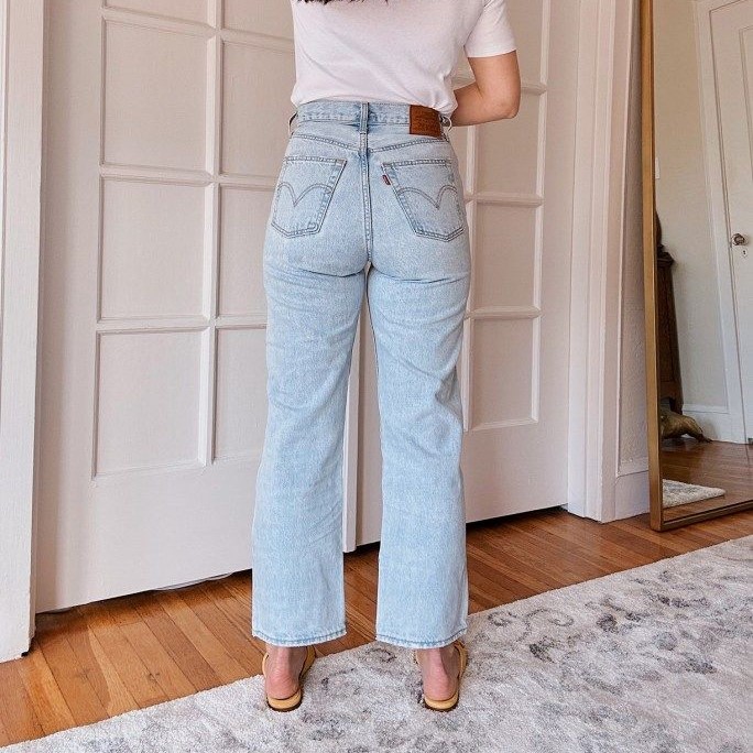 straight leg jeans outfit